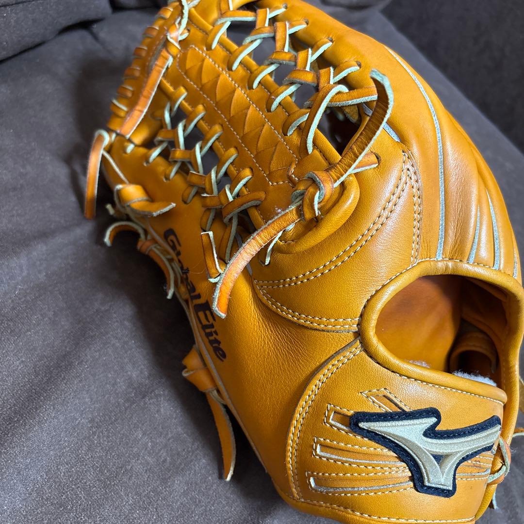 ミズノ グローバルエリート 軟式 外野手用グローブ　左投げ