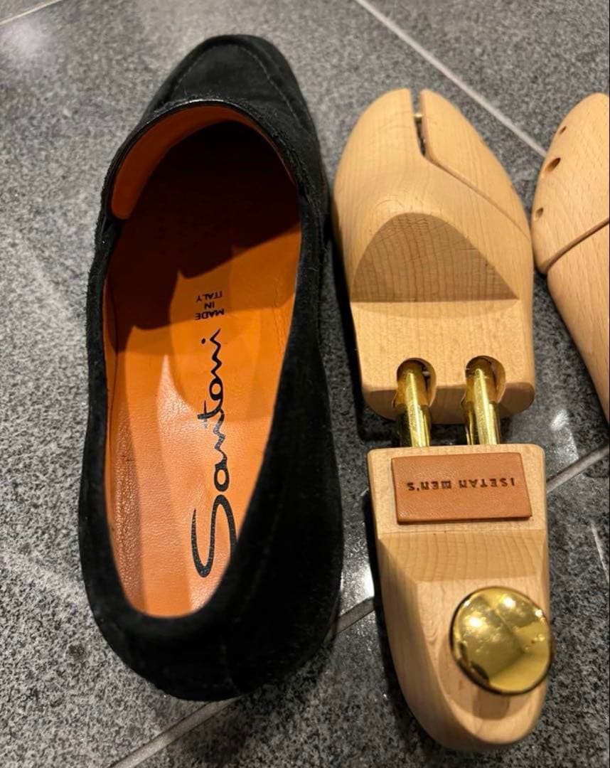 サントーニ　スエード モカシン シューズ　　26センチ　美品