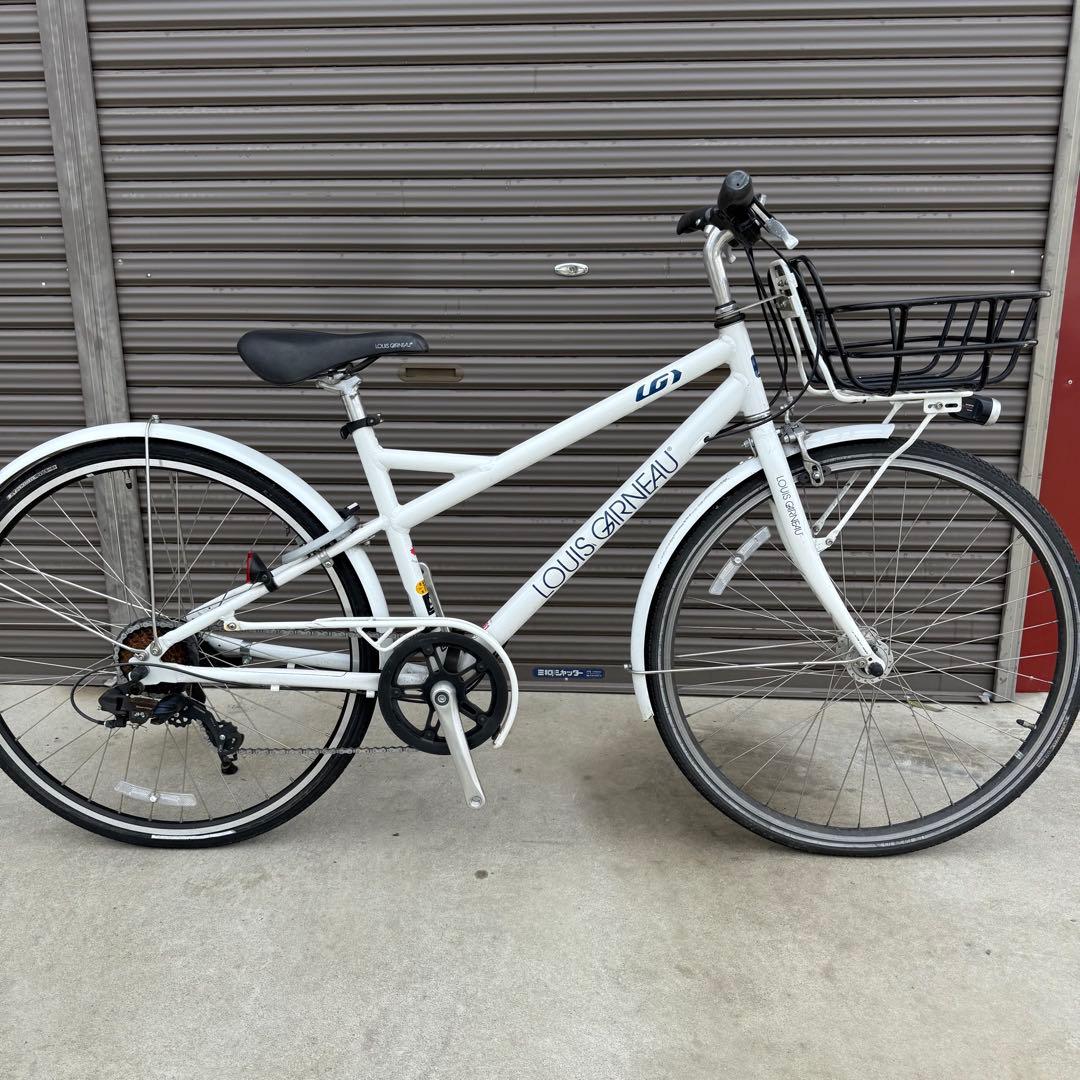 通勤通学用自転車 ￼ルイガノ カゴ付き 定価6.2万円 身長145-165cm