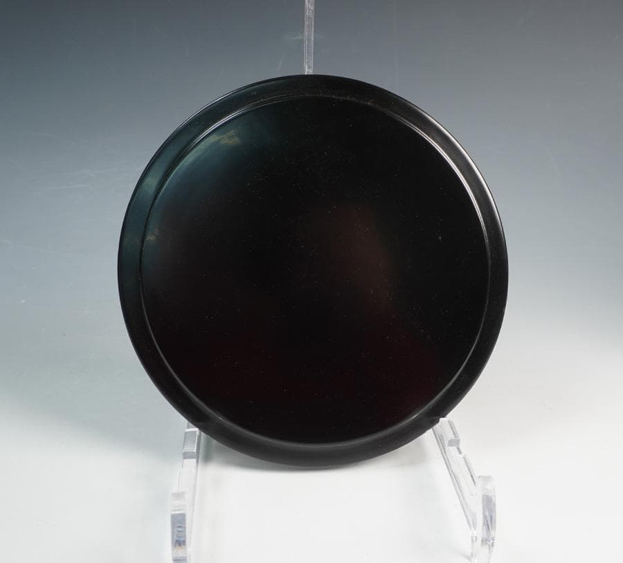 西村徳泉 青華山水松竹梅之図水指 共箱 茶道具