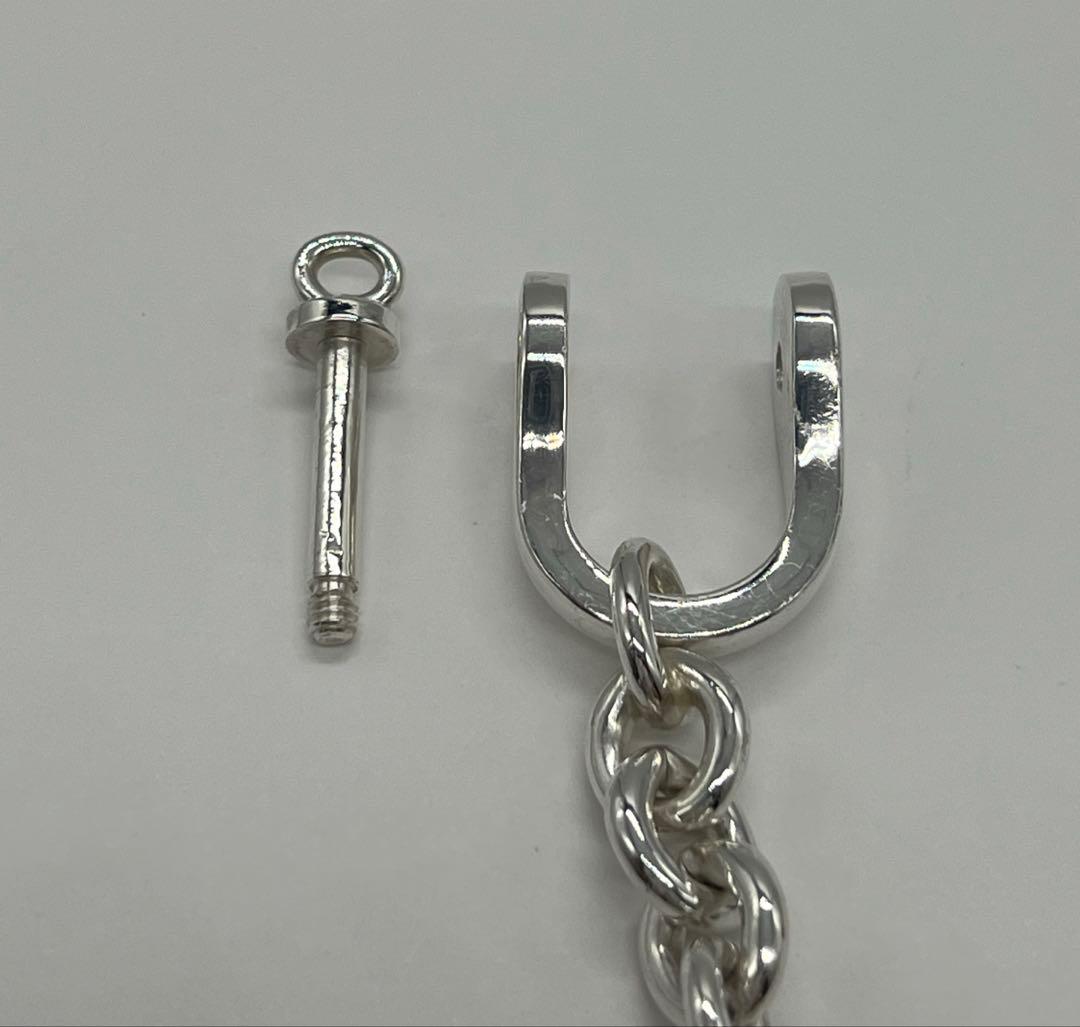 ティファニー TIFFANY インゴットプレート シャックル キーリング