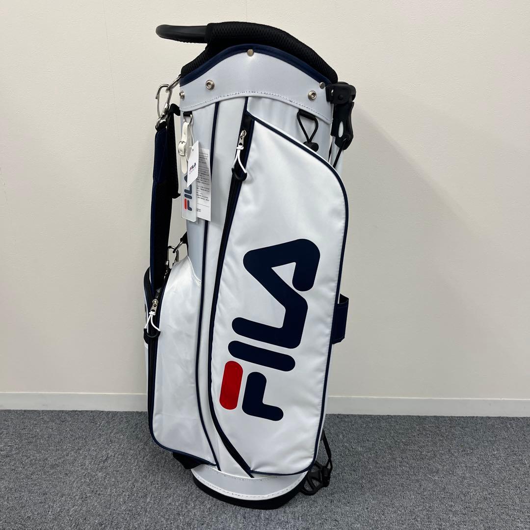 【新品】 FILA フィラ ゴルフ スタンド キャディバッグ 755-970 白