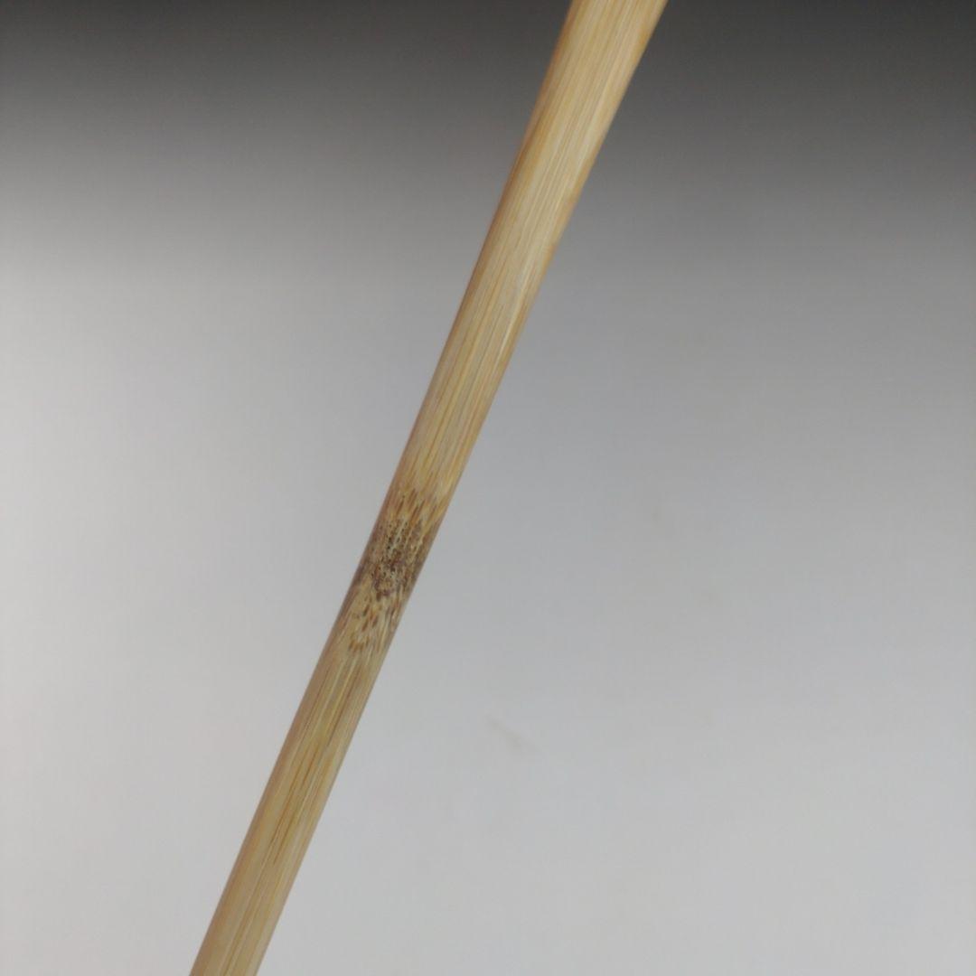 ウ42 茶杓『大徳寺　立花大亀　極箱』『銘　好日』『海野宗泰下削　共箱　しみ竹』