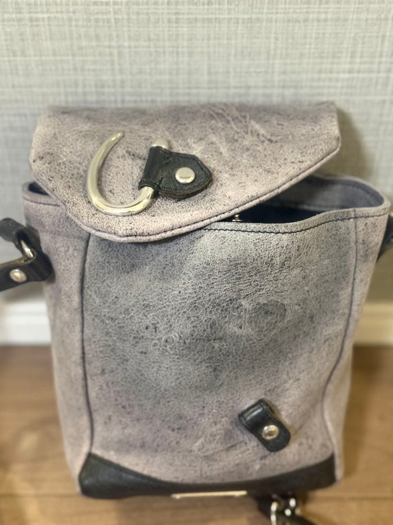 RYU クーズー革　ショルダーバッグ　クラウド