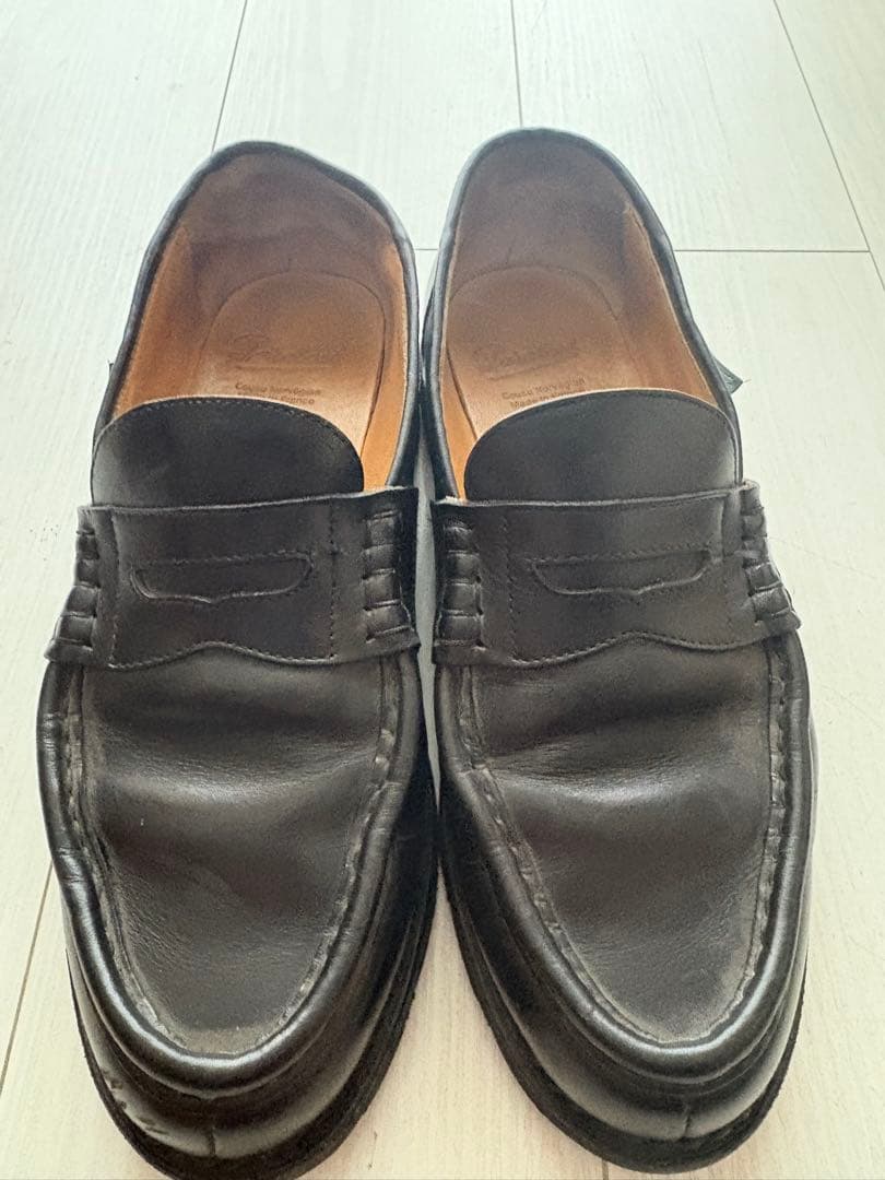 paraboot ランス　uk8 ブラック