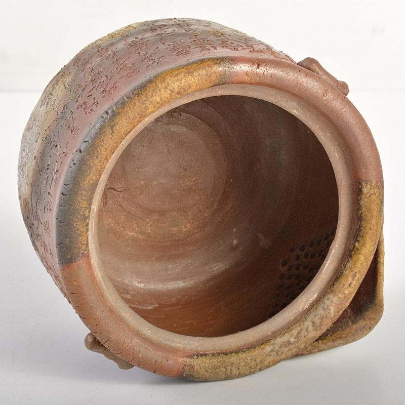 煎茶道具　備前焼　備前陶苑　般若心経刻　宝瓶　Y　R7385