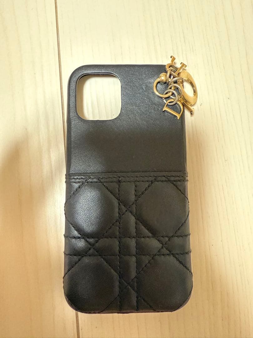 [専用papikoさん]Dior ブラック iPhoneケース チャーム付き