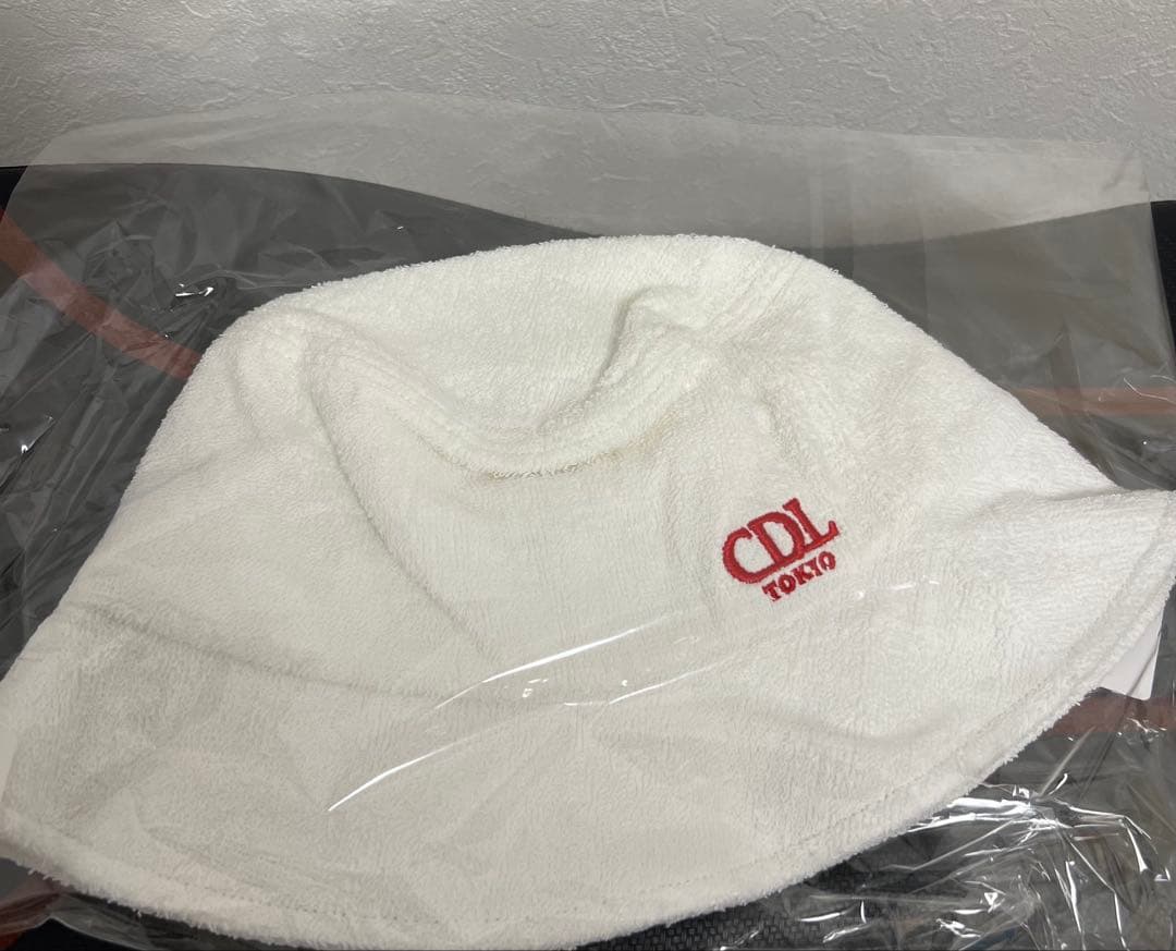 CDL TOKYO CDL Pile Bucket Hat　白　S