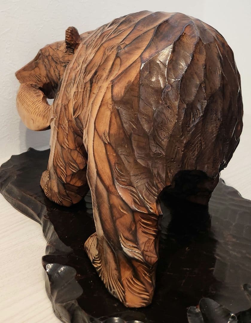 1971年物 登別 木彫り熊 昭和レトロ ヴィンテージ