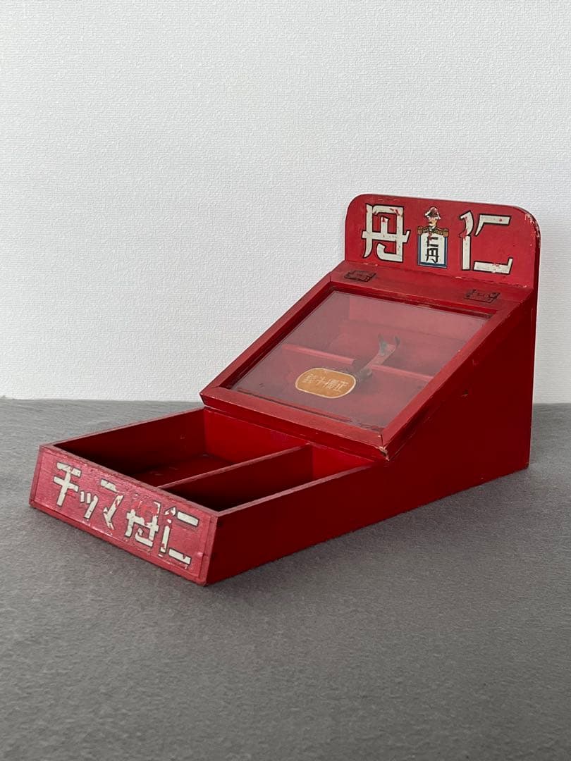 仁丹マッチ　店舗用　ショーケース　戦前　昭和レトロ