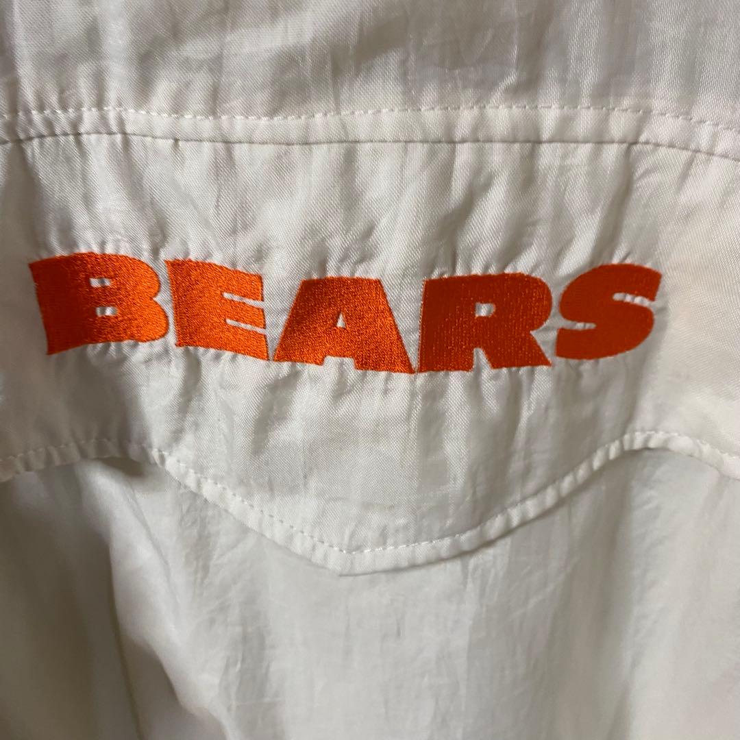 NFL シカゴベアーズ　ハーフジップ中綿フーディスタジャン