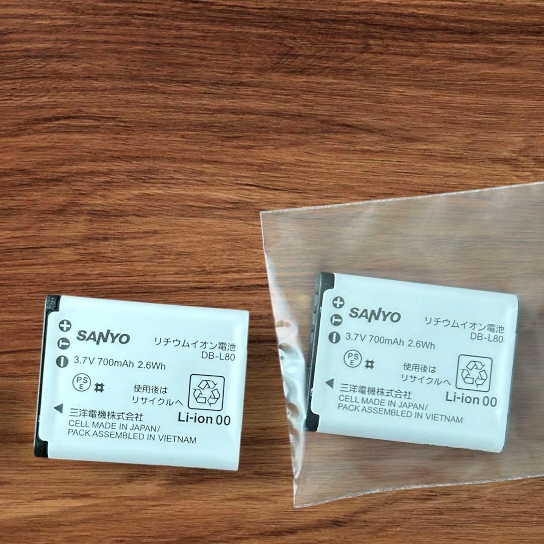 動作確認済み　バッテリー2個付き　SANYO デジタル　ムービーカメラXacti