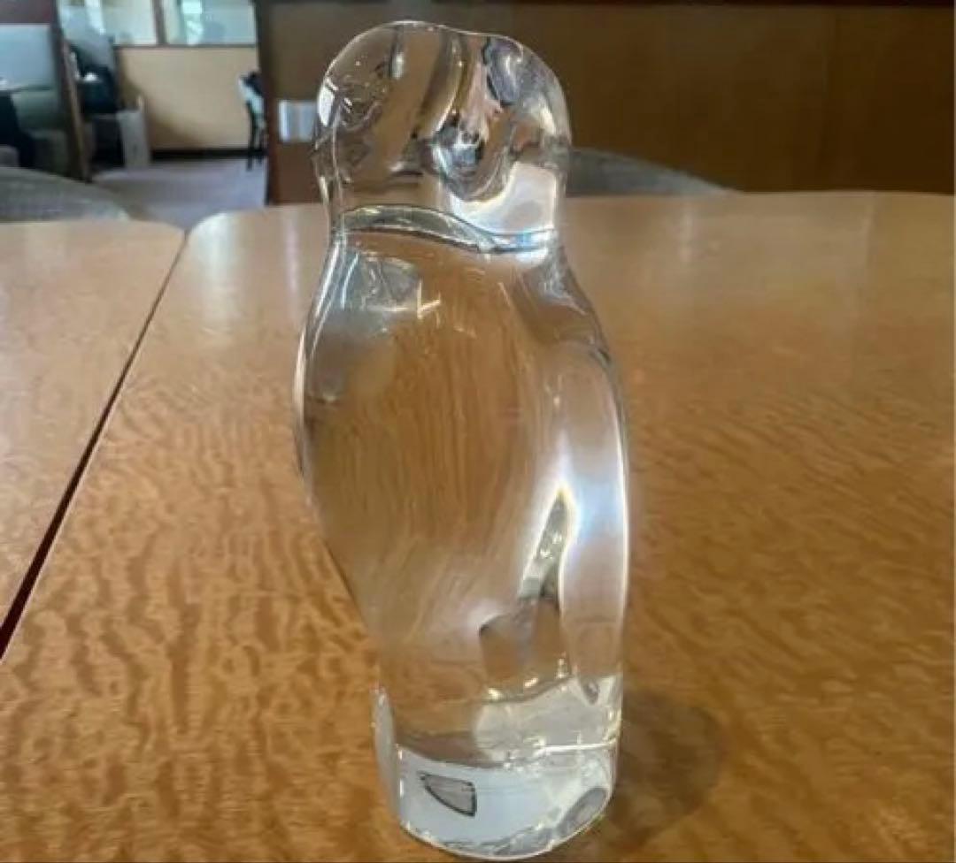 最終値下【開運】Baccarat バカラ 最高級クリスタル オブジェ フクロウ