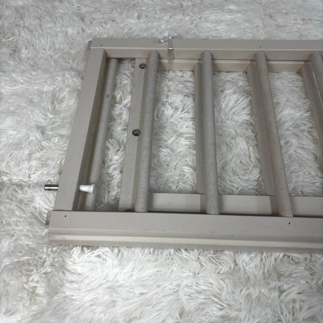 『送料無料』キンタロー　ハイタイプベビーベッド ミニ ポム ヌーベル ホワイト