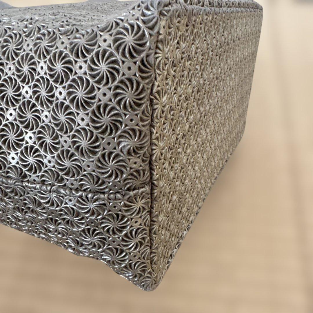 ヒロコハヤシ ジラソーレ ゴールド ミニ ハンドバッグ トート 保存袋付き