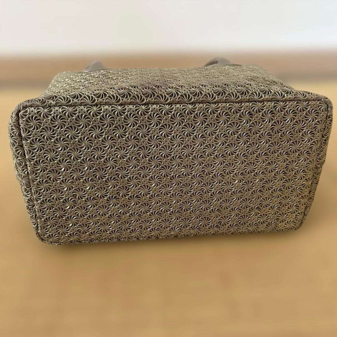 ヒロコハヤシ ジラソーレ ゴールド ミニ ハンドバッグ トート 保存袋付き