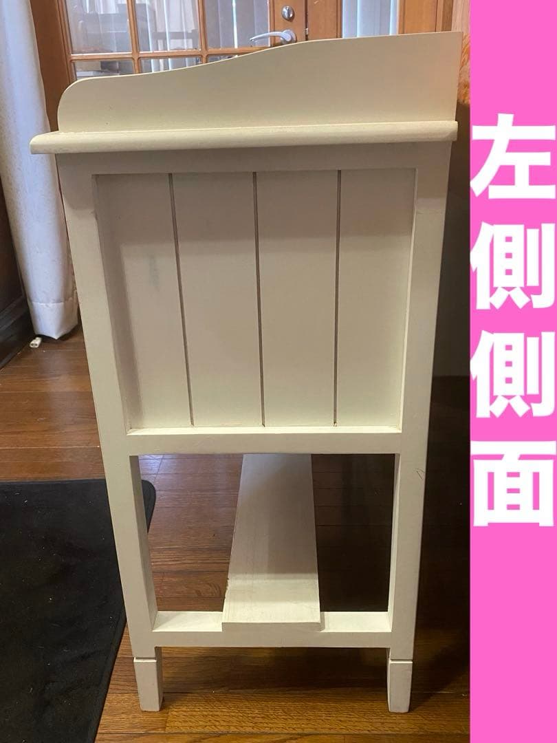 フレンチ シャビー♦️ディスプレイ キャビネット♦️収納棚♦️ロココ調 ホワイトローズ