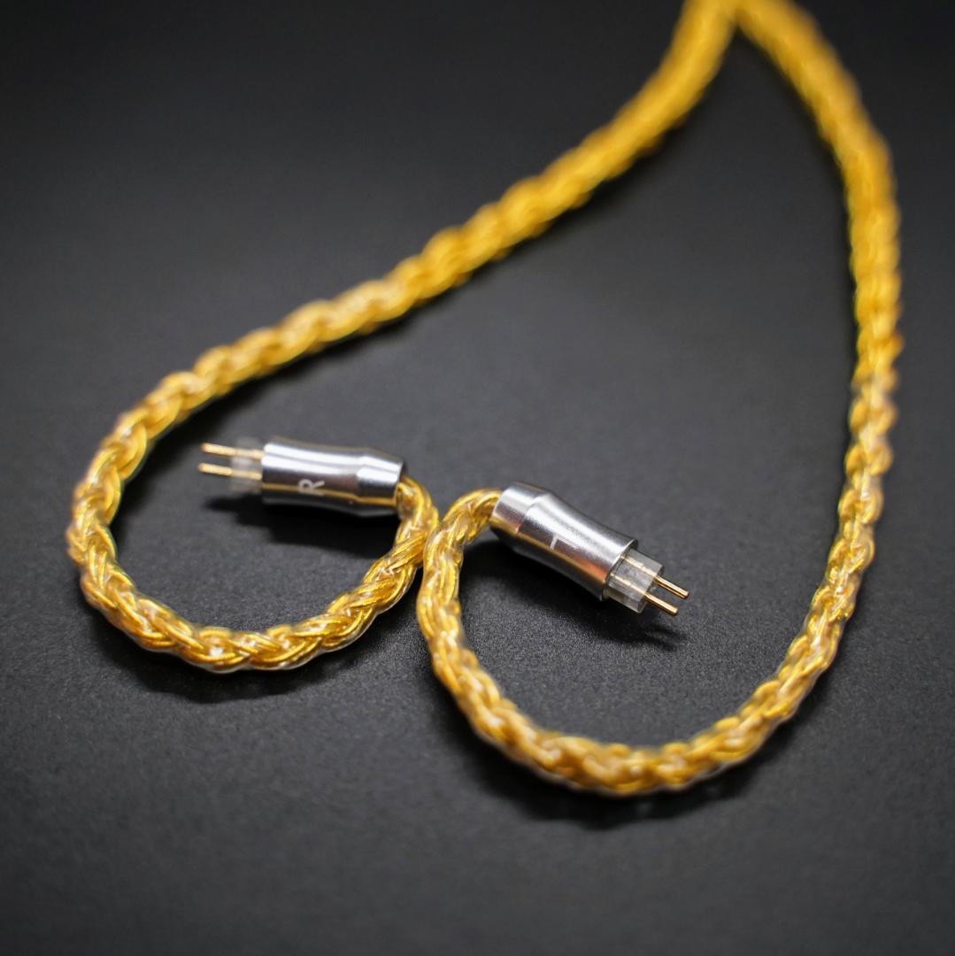 超希少!16芯 金メッキリケーブル C IEM2Pin 0.78mm/3.5mm