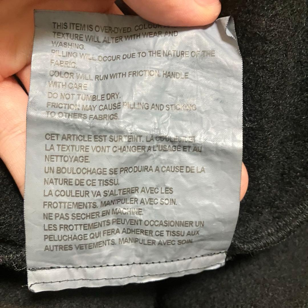 COMME des GARCONS 製品染めウールナイロンツイストコート