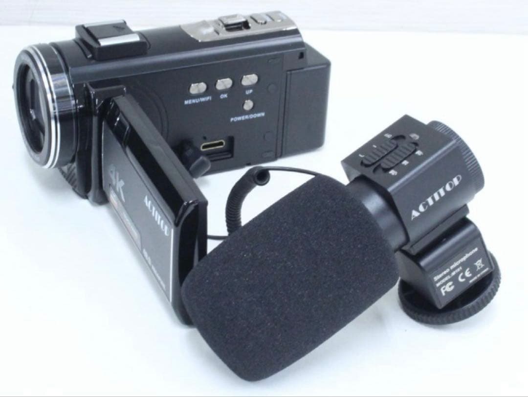 ACTITOP HDV-214K 4Kデジタルビデオカメラセット　動作確認済