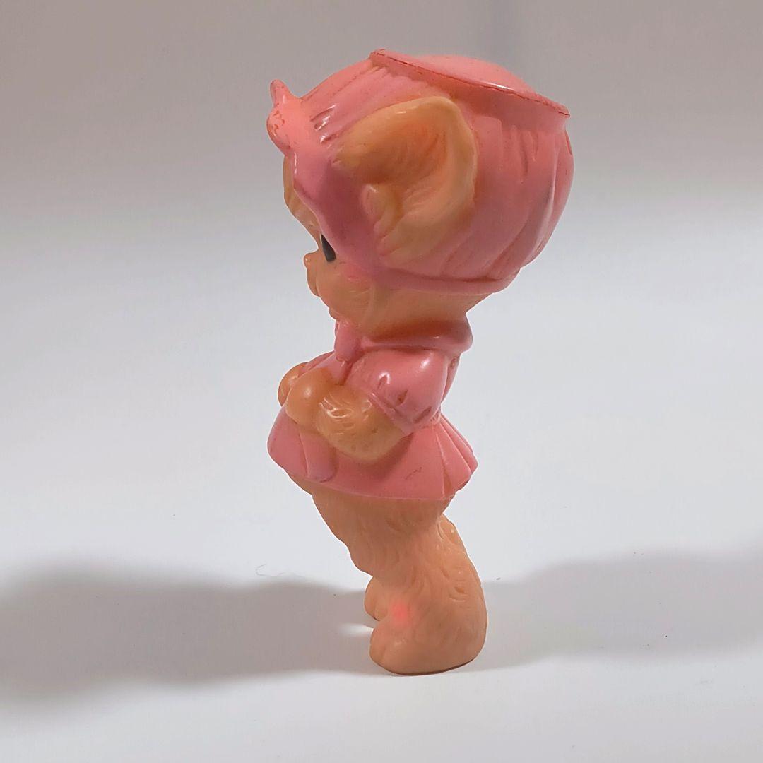 ビンテージ サンラバー ボンネットキティ 黒目 ルースニュートン ピンク