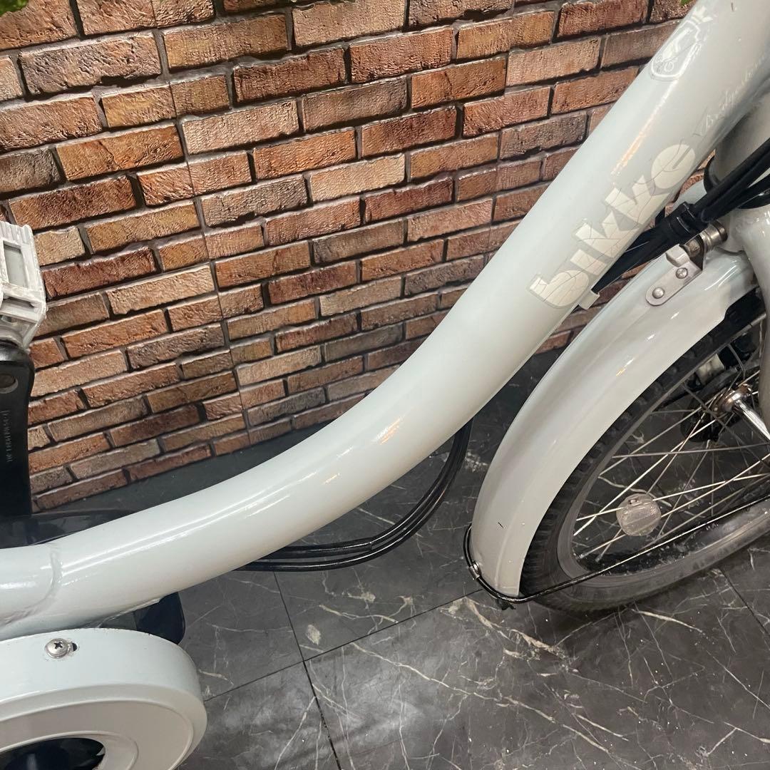 【79】電動自転車 ブリヂストン bikke ブルーグレー 20インチ