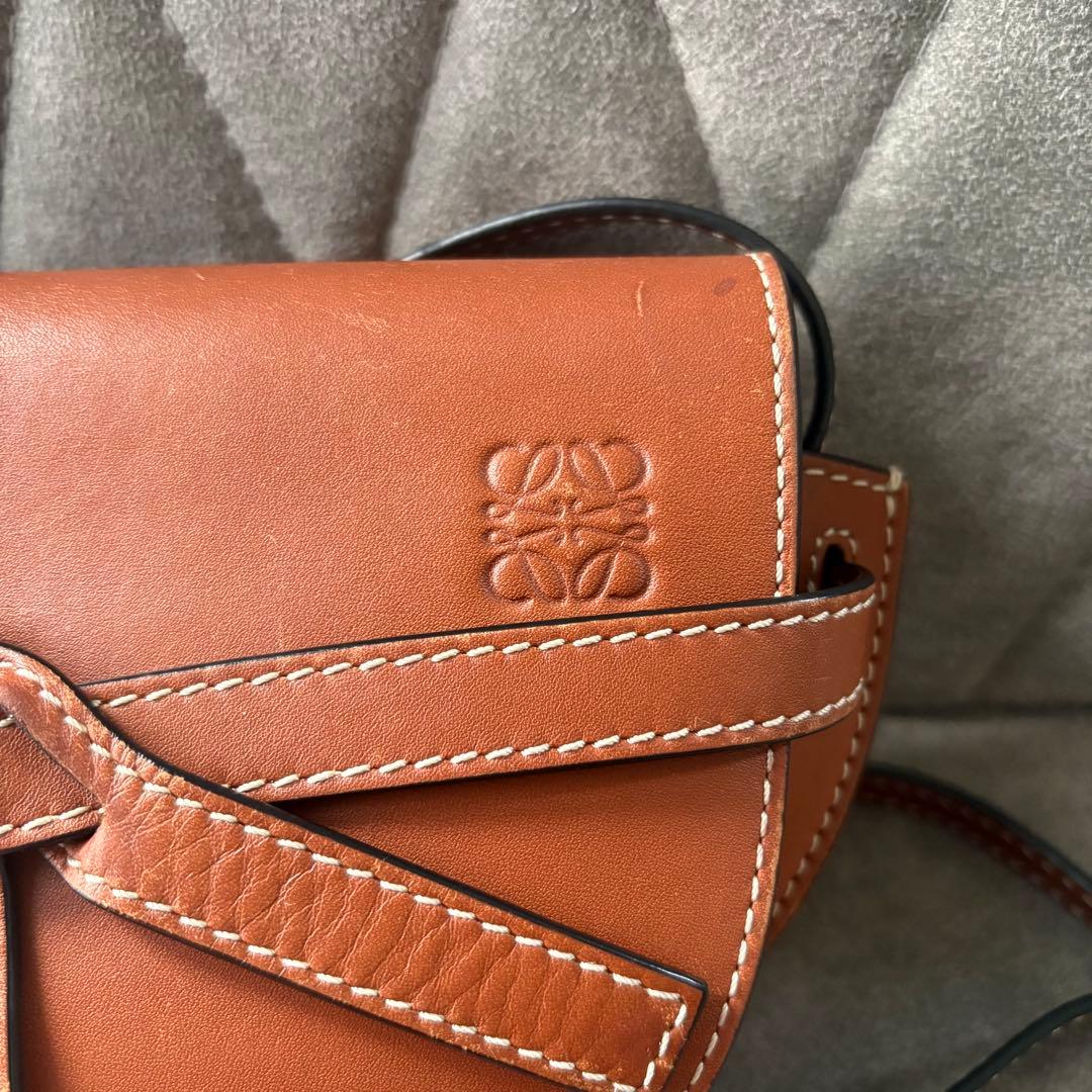LOEWEロエベ ゲート バッグ ミニ ショルダー カーフスキン