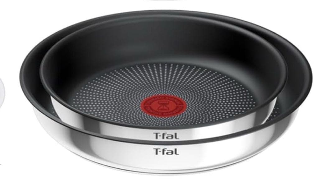 【新品迅速発送】t-fal ステンレス　フライパン　IH＆ガス火対応 長持ち2点