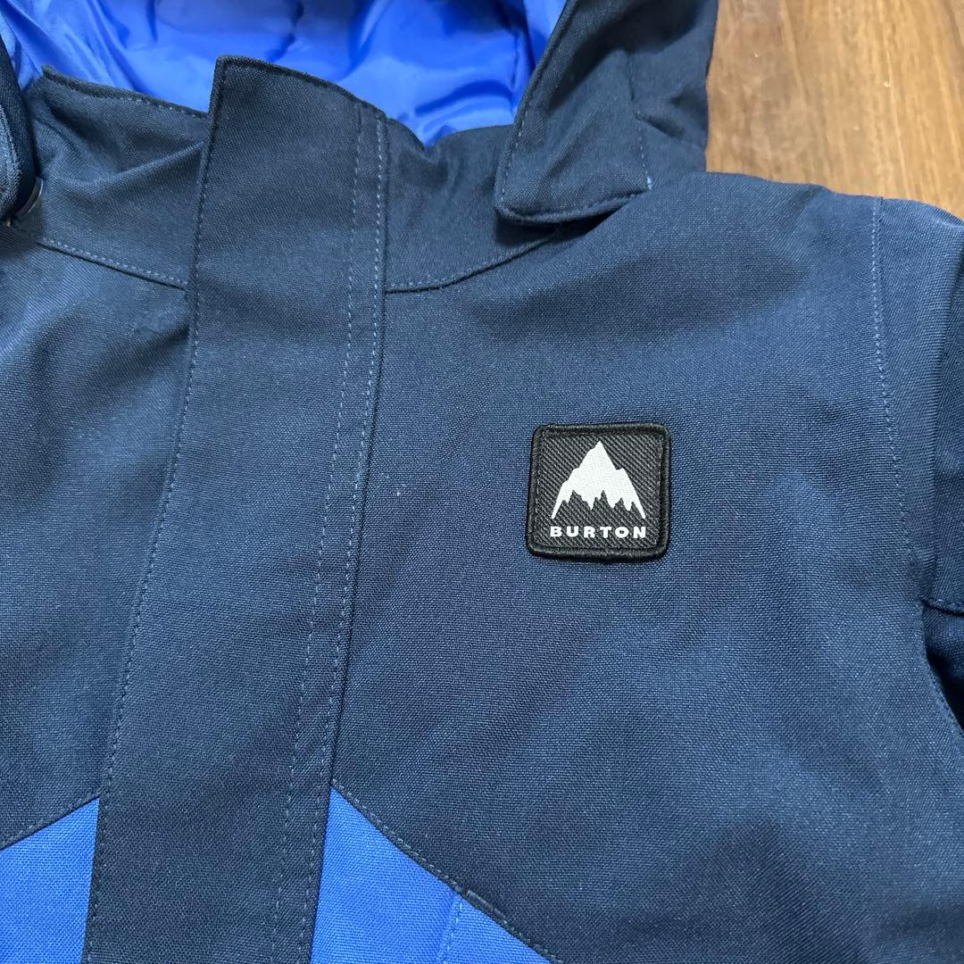 BURTON 子供用スキーウェア 4T ネイビー/ブルー 手袋セットキッズつなぎ
