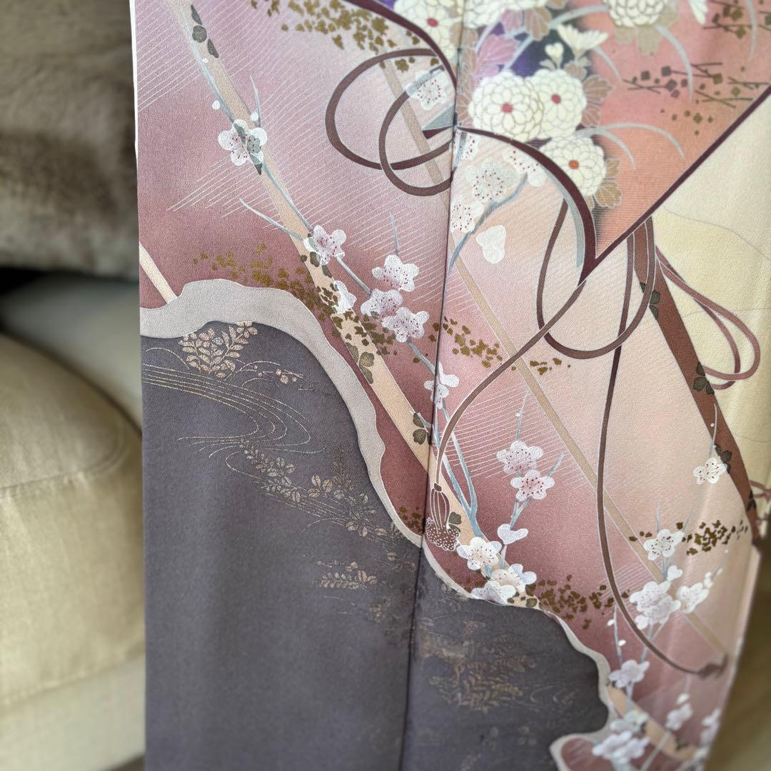訪問着　フルセット　着物　帯　帯締め　帯締め79