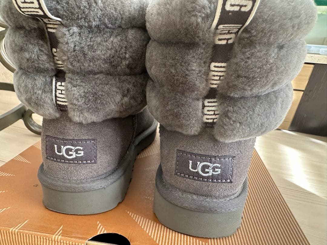 【美品】UGG グレー ムートンブーツ【最終値下げ】