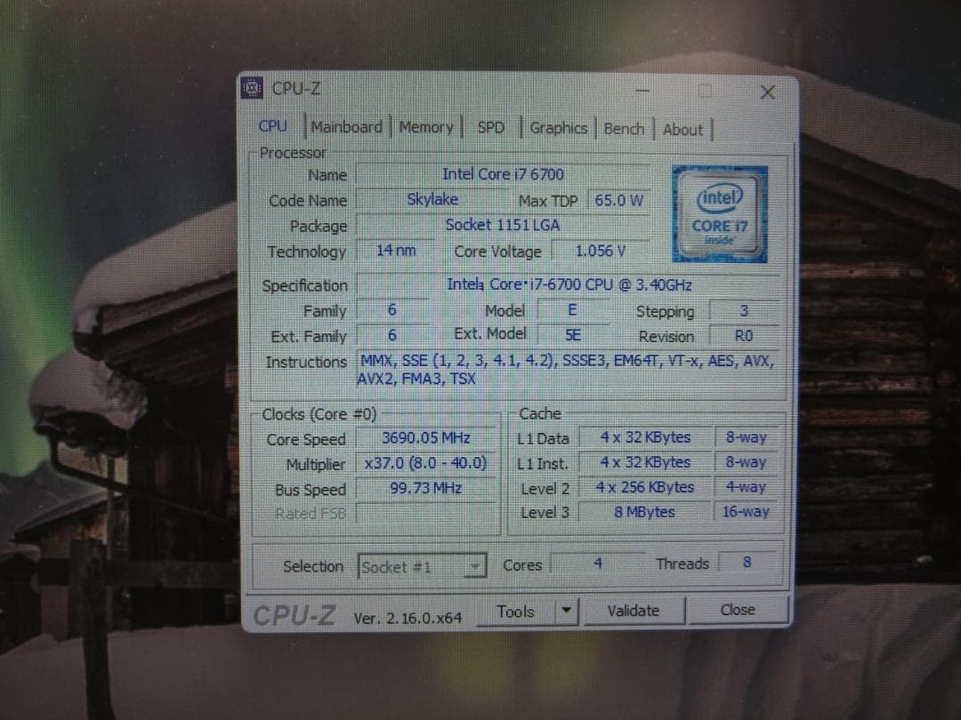 Intel Core i7 6700 +マザー MSI H170 +メモリ32G