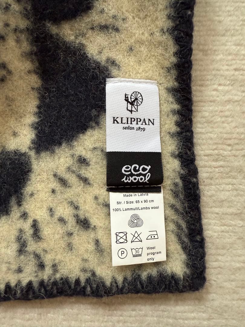 KLIPPAN × mina perhonen お花ブランケット 65x90cm