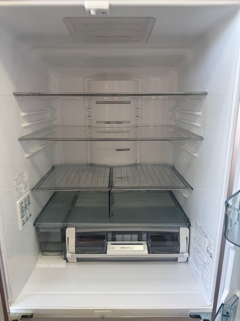 F058 HITACHI 大型冷蔵庫　観音開き　430L 自動製氷