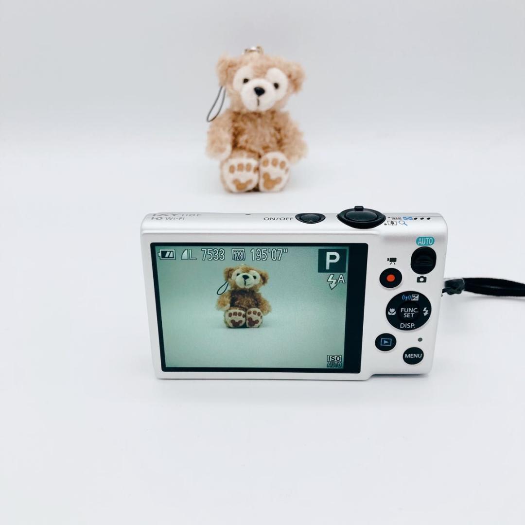【美品】 Canon IXY 110F デジカメ Wi-Fi機能搭載 シルバー