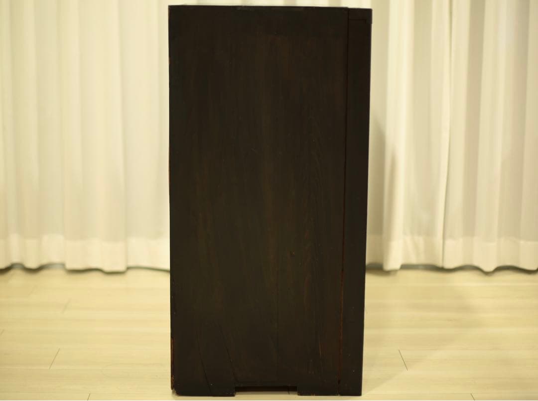 【アンティーク】ガラス戸収納棚