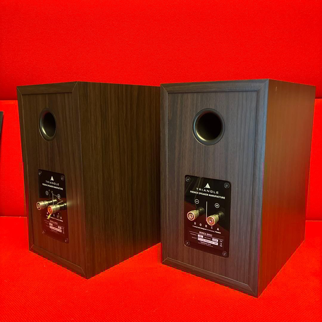 【完動美品】TRIANGLE Borea BR02 スピーカー　ペアWALNUT