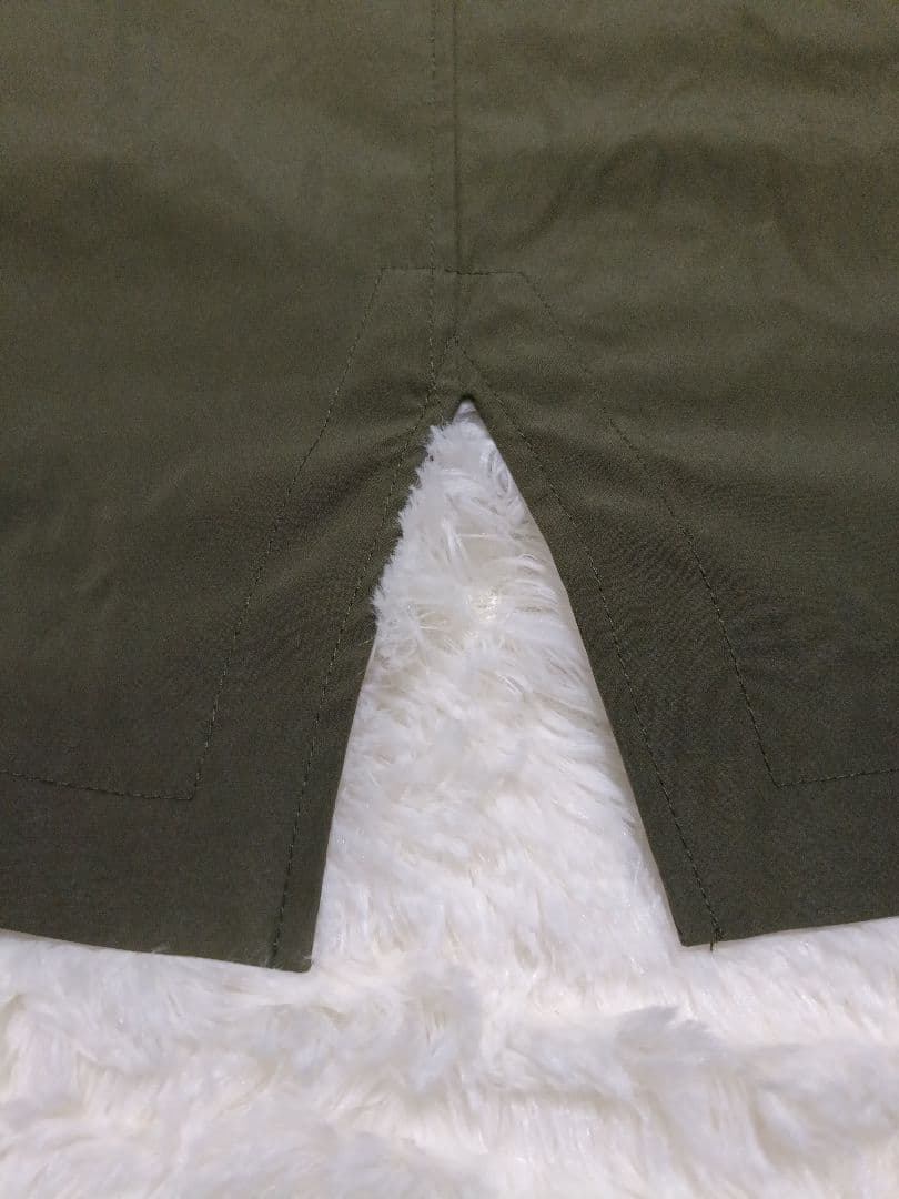 カプリシュレマージュ　ファードッキング　モッズコート　38　カーキ　ファーコート