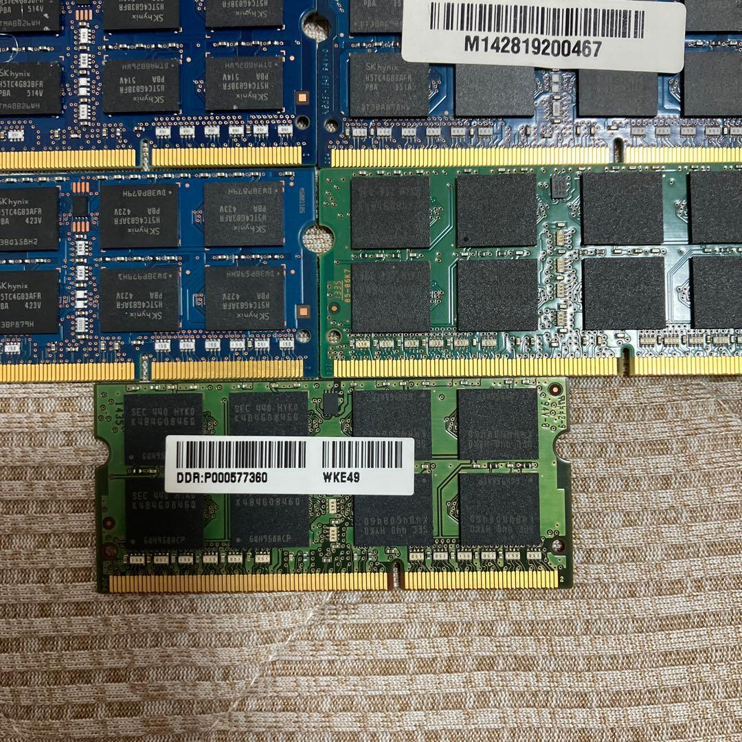 DDR3 8GB 10枚　メモリ
