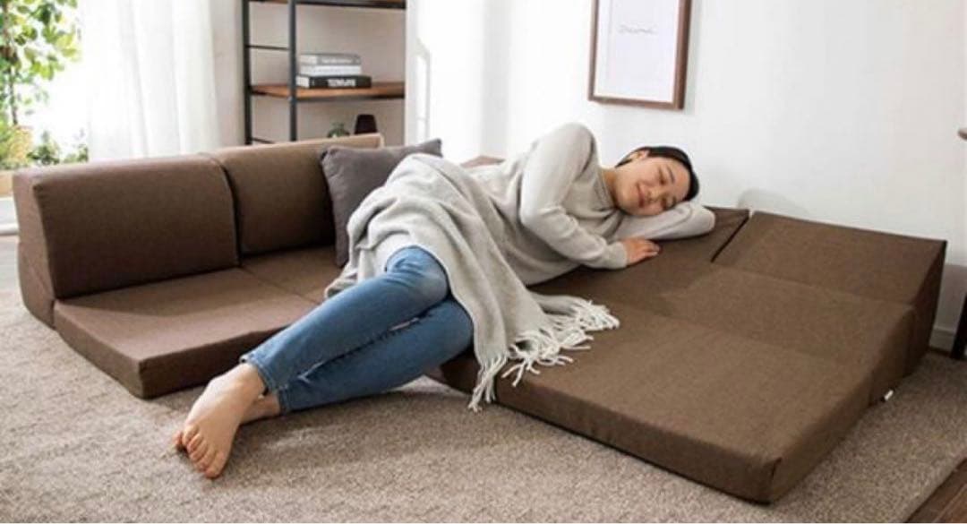 こたつソファ ローソファ ブラウン