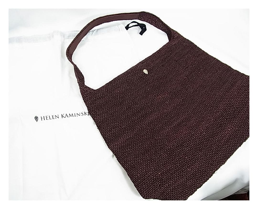 極美HELEN KAMINSKIヘレンカミンスキーLotoホーボーバッグラフィア