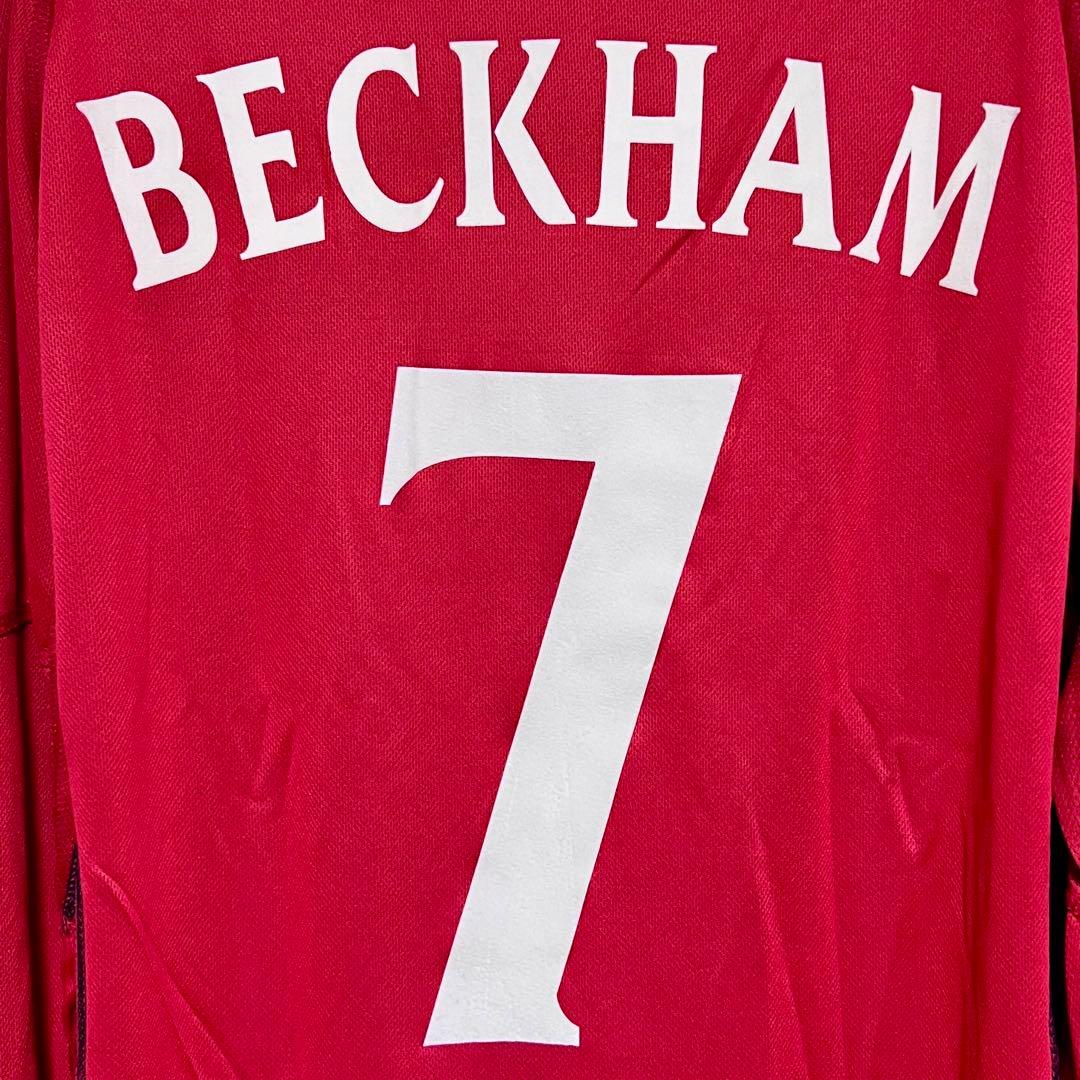 【新品/タグ付き】2002日韓W杯 イングランド代表 ♯7 ベッカム【Lサイズ】
