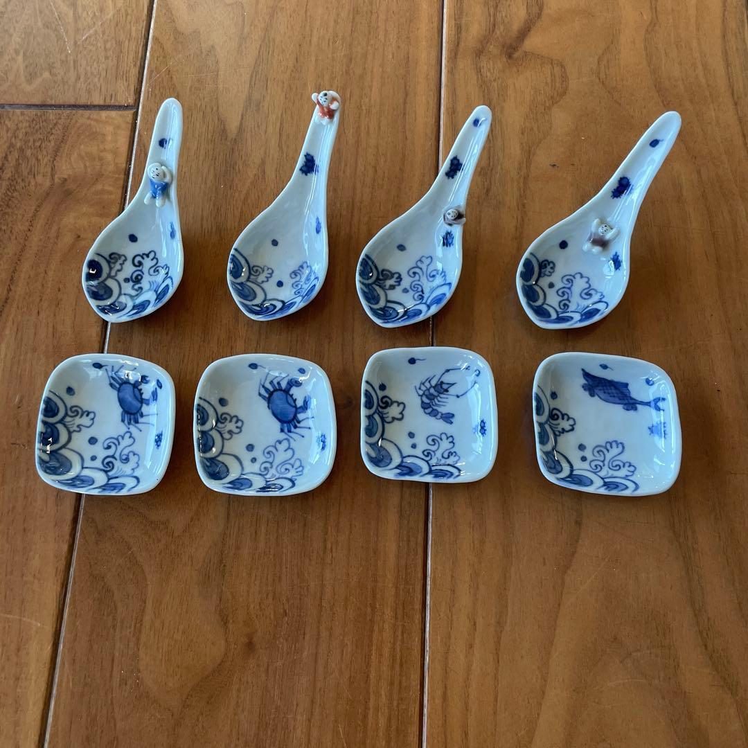 新道工房　ウォータースライダー　れんげ　受け皿　4本　セット