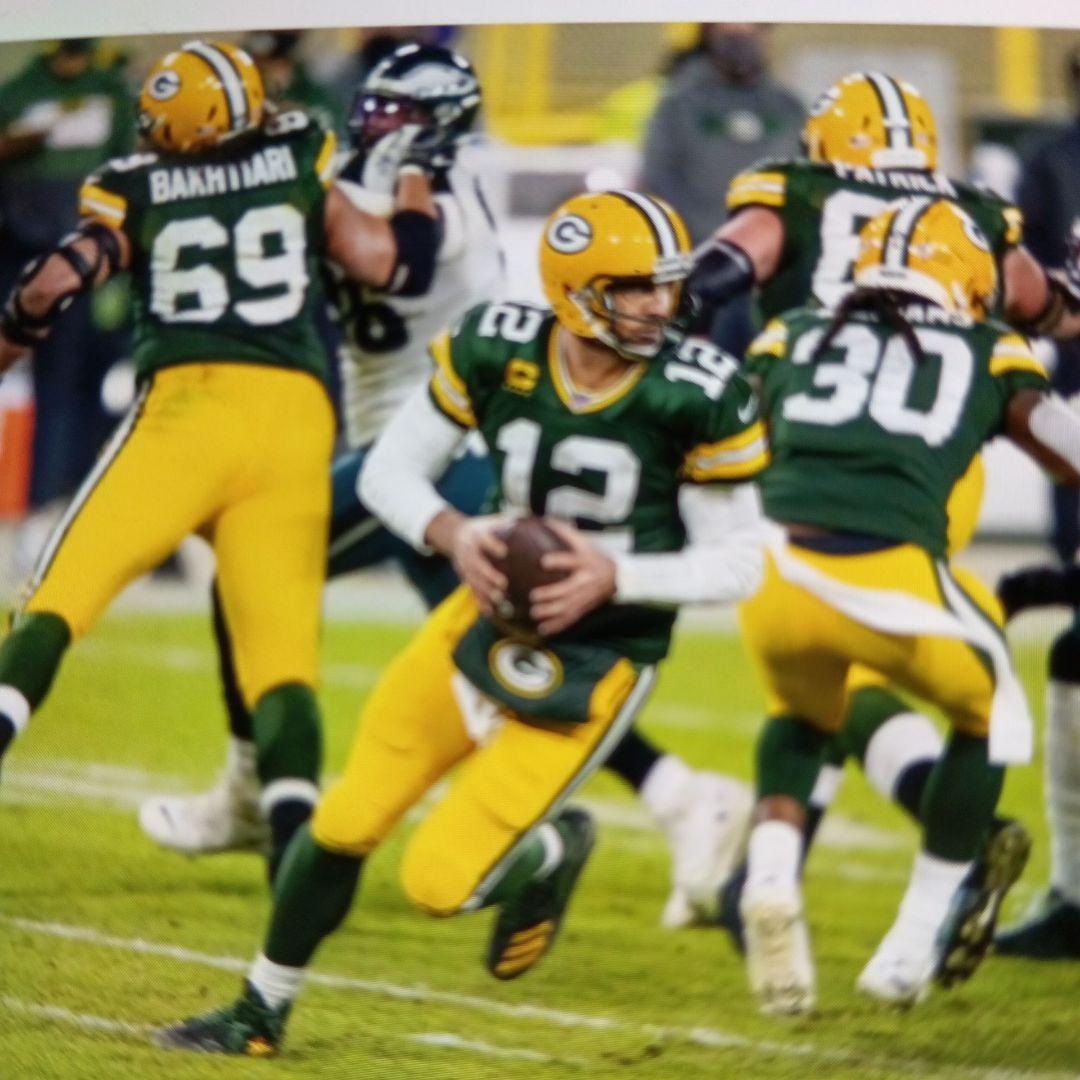 LeeSPORT NFL グリーンパッカーズ　ナイロンプルオーバージャケット