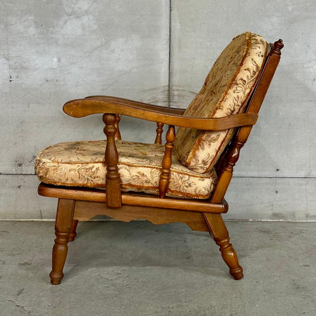 ✦70s✦柏木工 KASHIWA ソファー イージーチェア ウィンザー ゴブラン