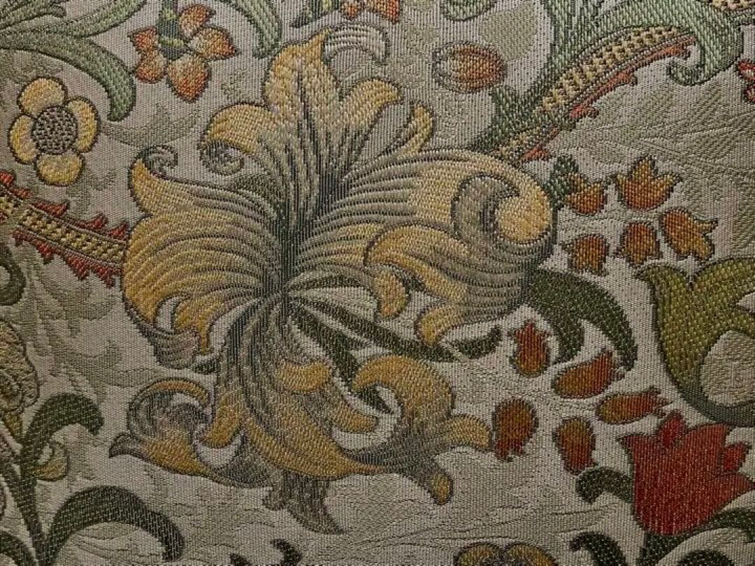 〈値下げ〉ウィリアムモリス クッション ゴールデンリリー