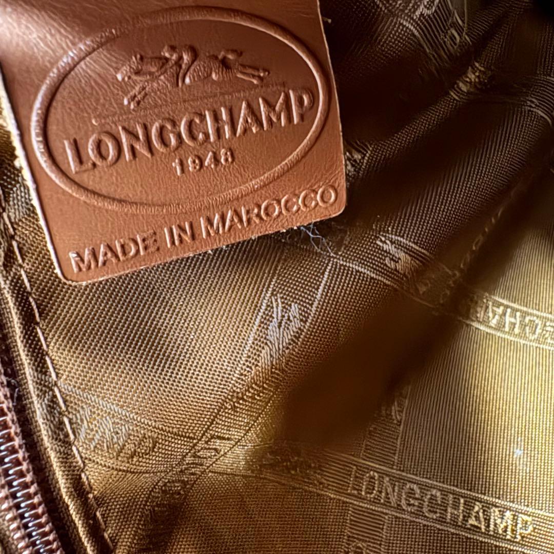 ☆美品☆ロンシャン　ショルダーバッグ　タンロック　ヴィンテージ　完売品