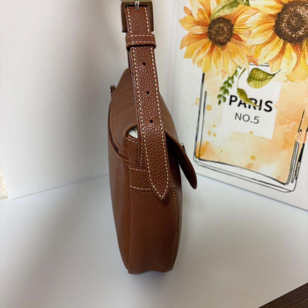 ☆美品☆ロンシャン　ショルダーバッグ　タンロック　ヴィンテージ　完売品
