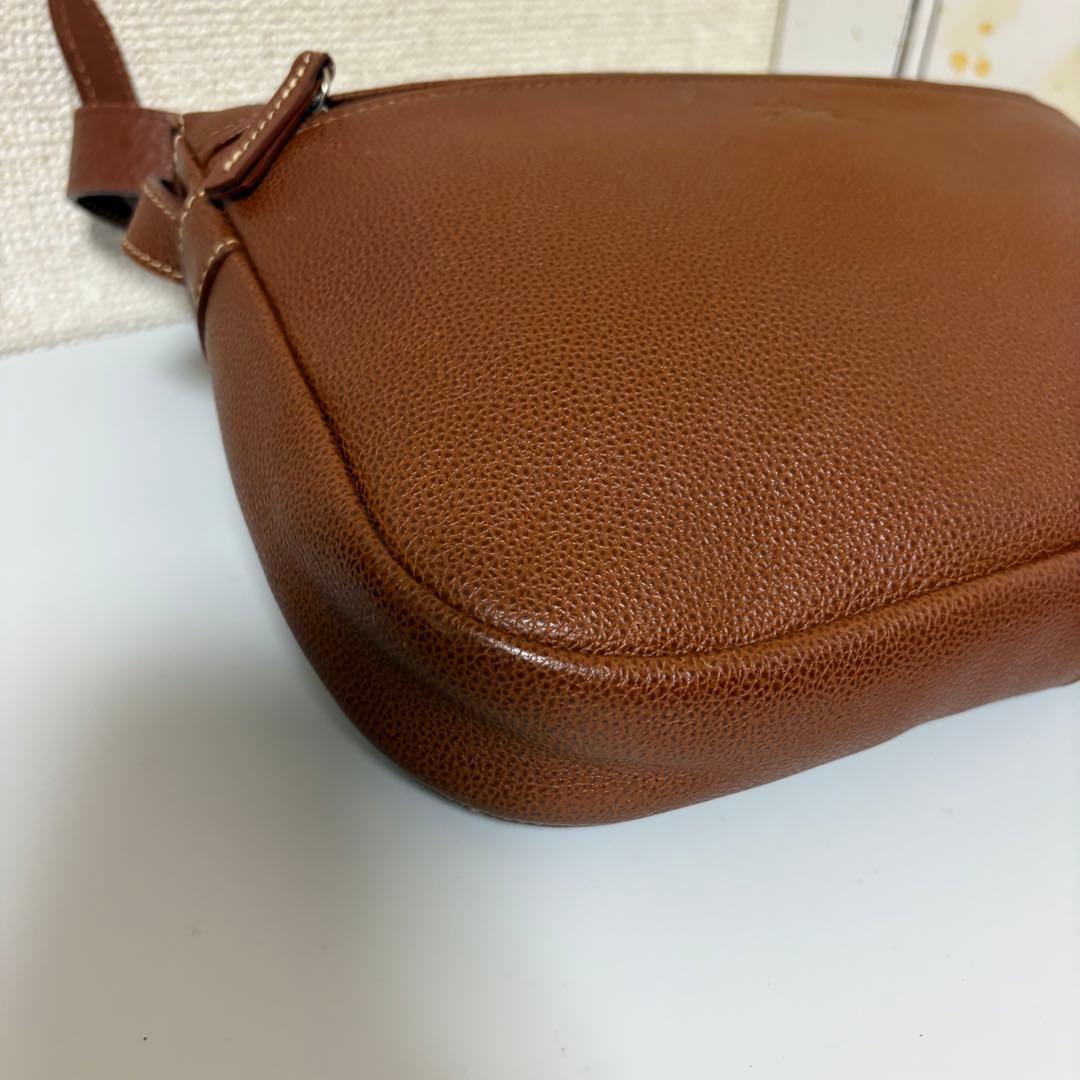 ☆美品☆ロンシャン　ショルダーバッグ　タンロック　ヴィンテージ　完売品