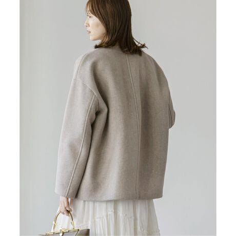 ★新品★ NOBLE ノーブル MTRカラーレス ジップショートコート